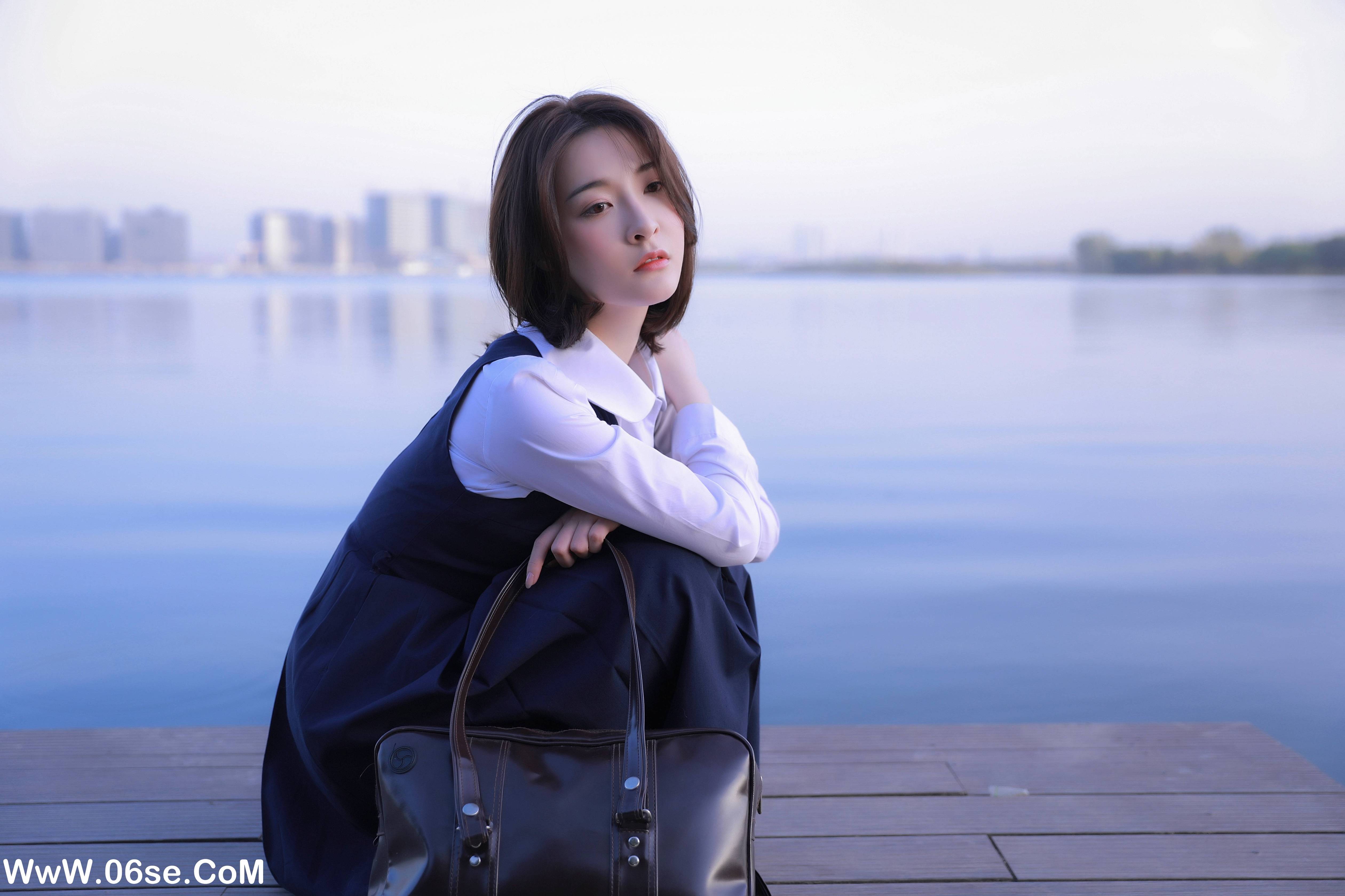 图片[15]-[YITUYU艺图语]2022.06.29 海边JK 君君[20P-294.3M]-六色网