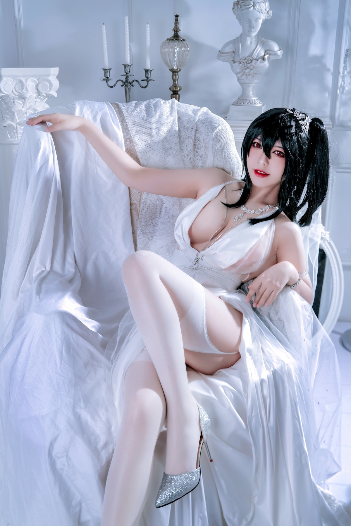 Cosplay 半半子 大凤礼服 Taihou 18