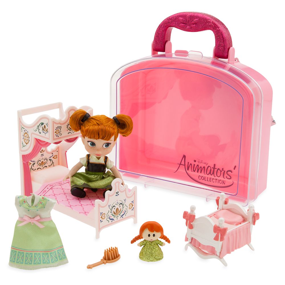 Disney Animators' Collection Anna Mini Doll Play Set 