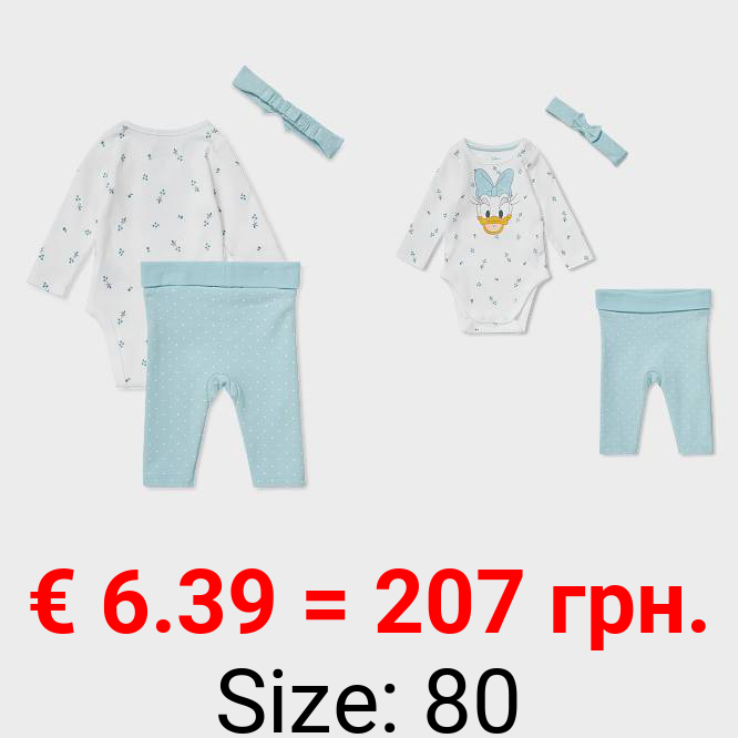 Daisy Duck - Baby-Outfit - 3 teilig