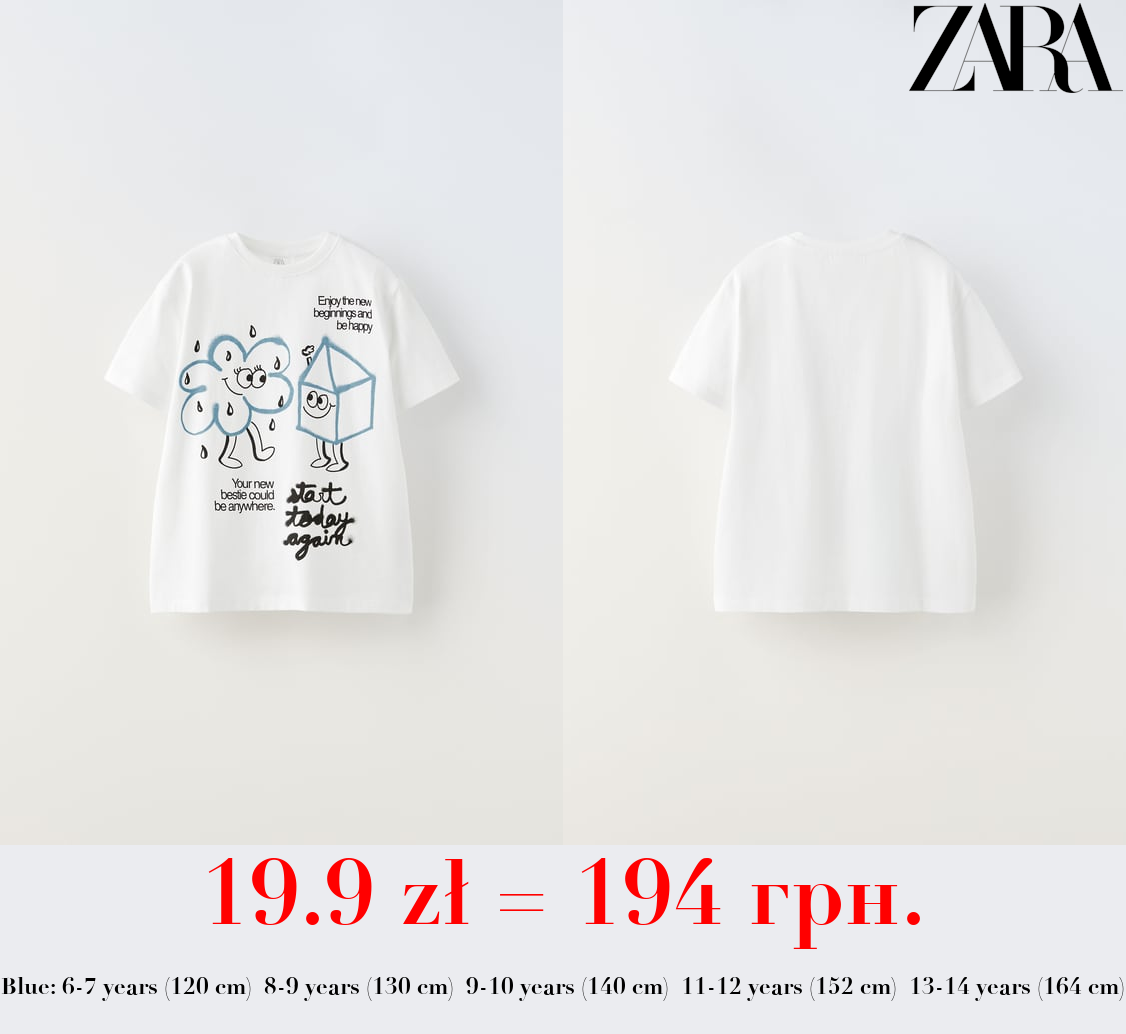 GRAFFITI PRINT T-SHIRT