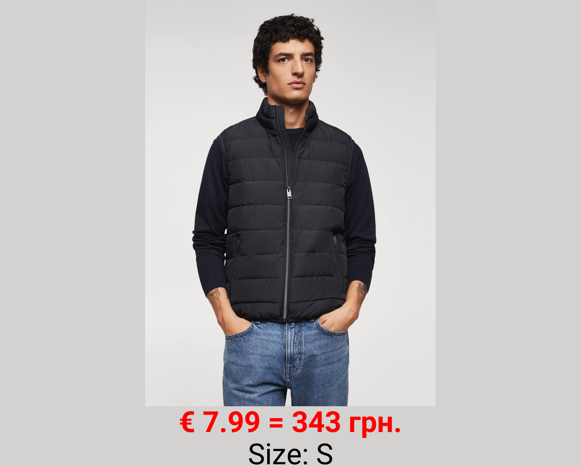 Chaleco acolchado impermeable