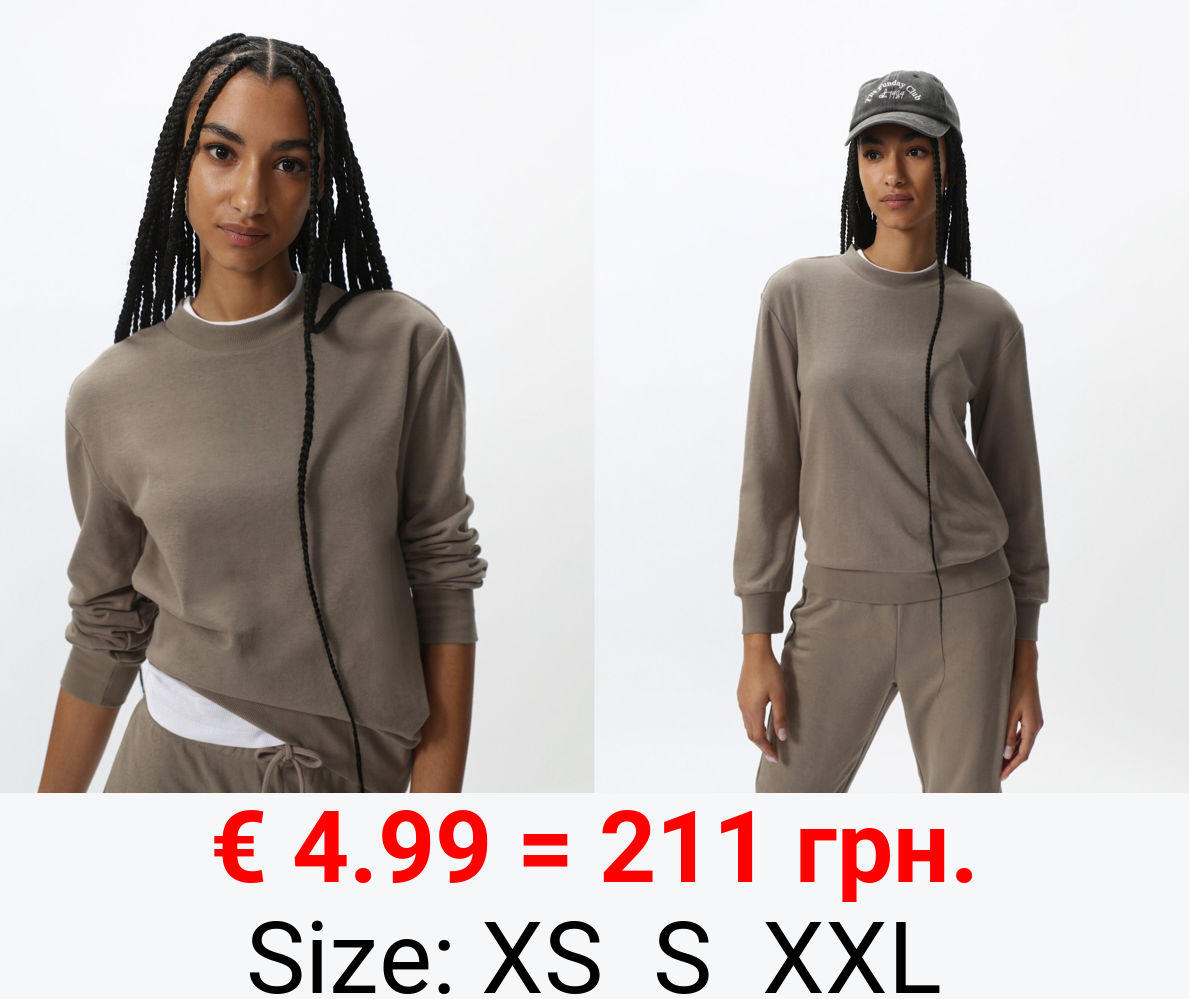 Basic tracksuit sweatshirt
