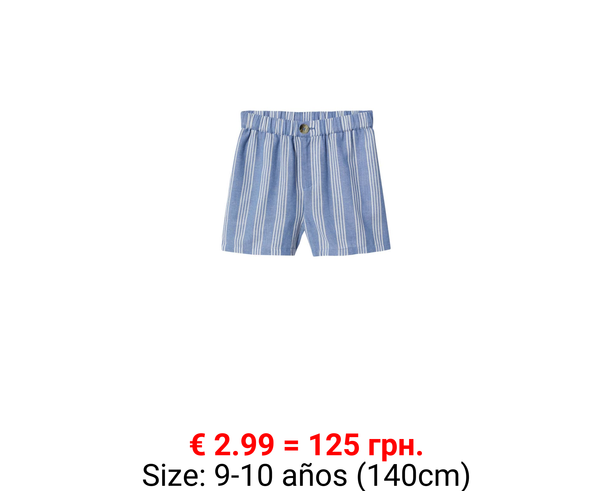 Short rayas algodón