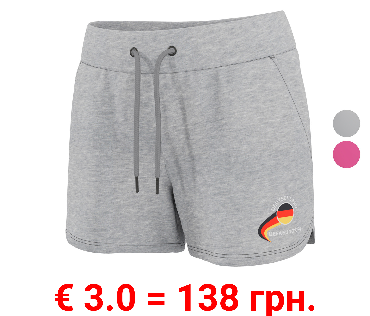 Damen Sweatshorts »UEFA EURO 2024«, Deutschland