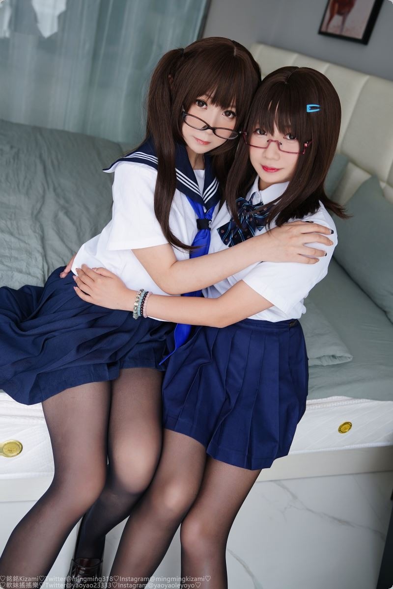 [Cos]銘銘Kizami - 黑絲JK制服 [109P] 4