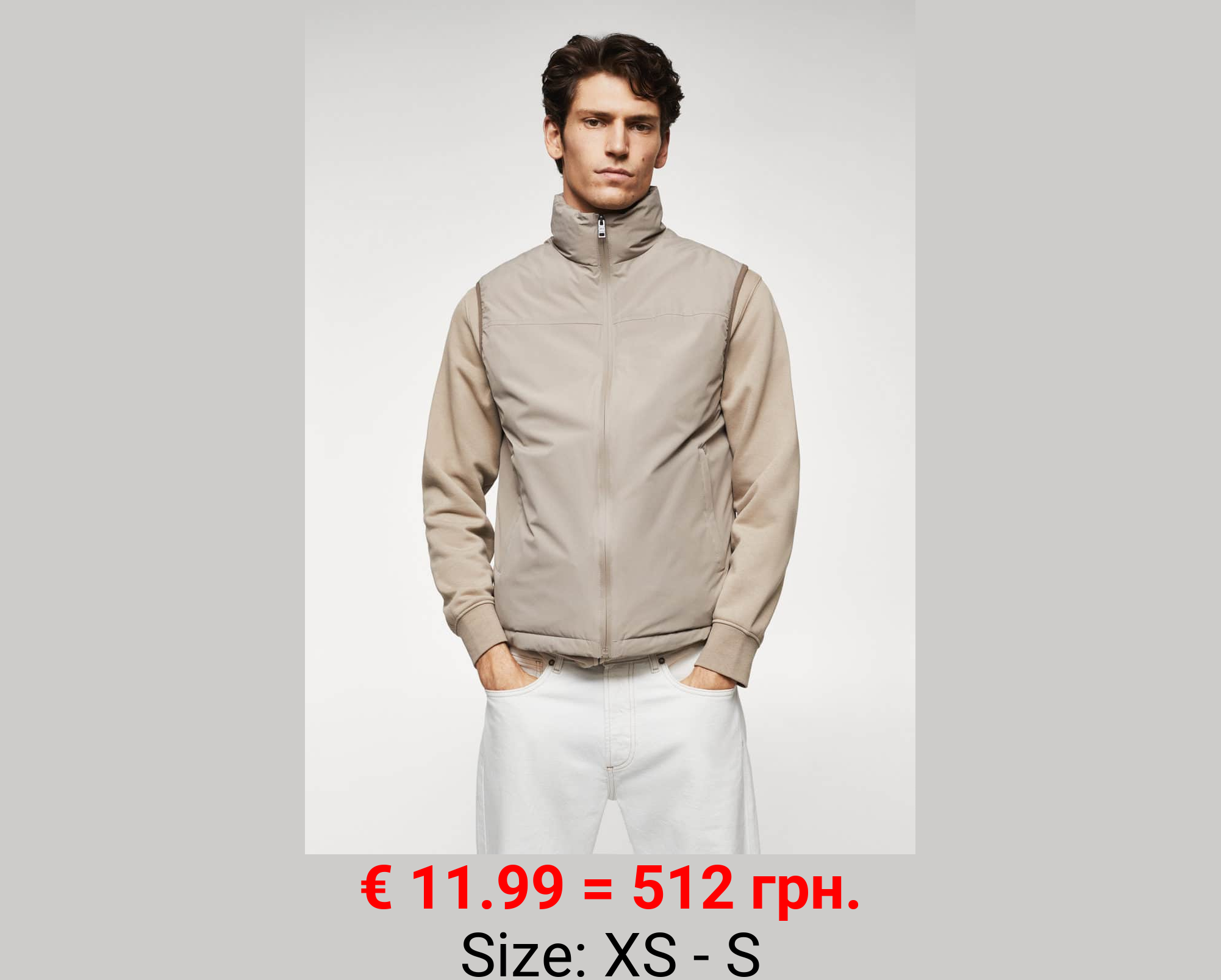 Chaleco acolchado impermeable