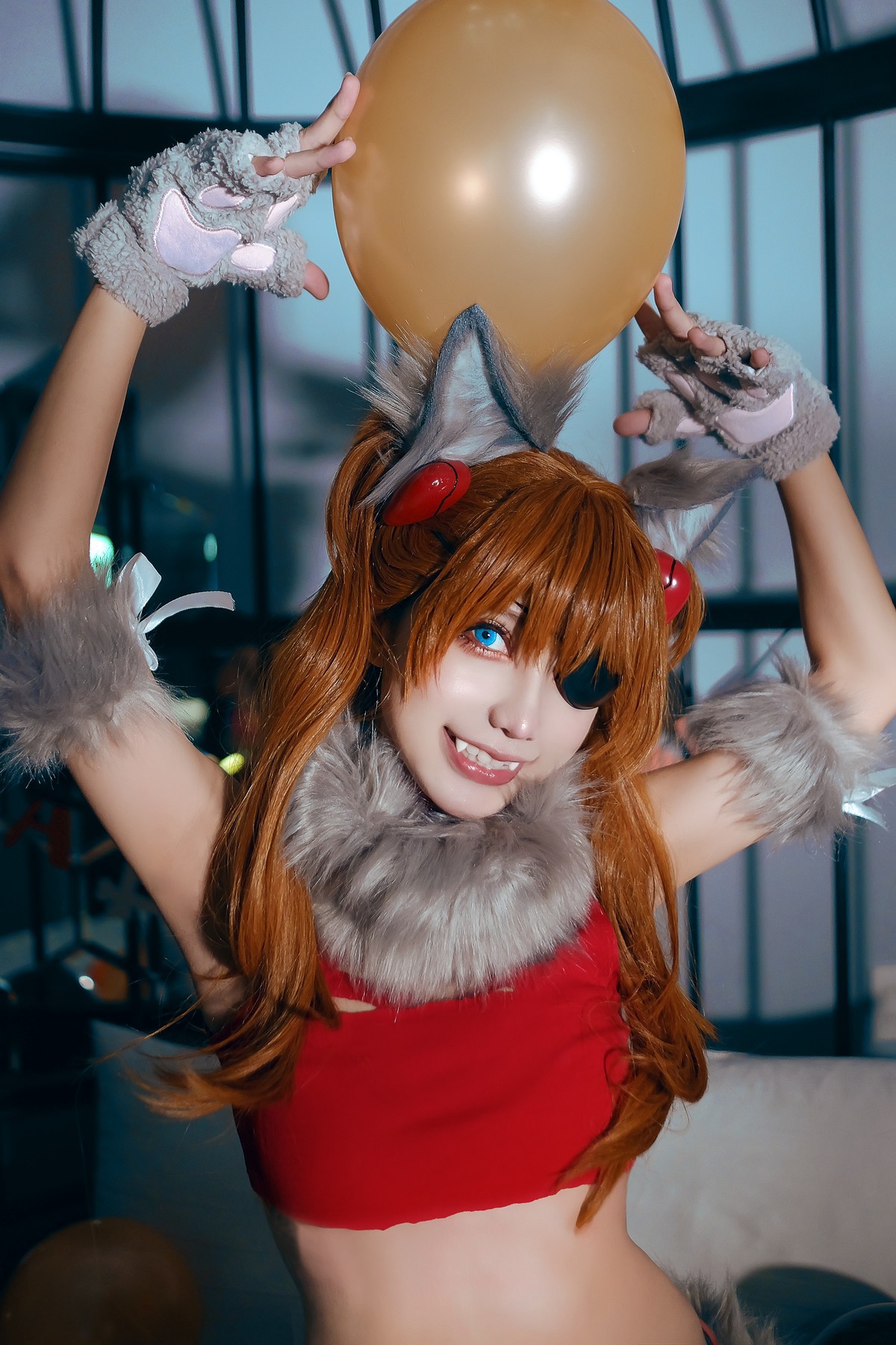 MingTao 明桃 Cosplay Asuka Werewolf 16