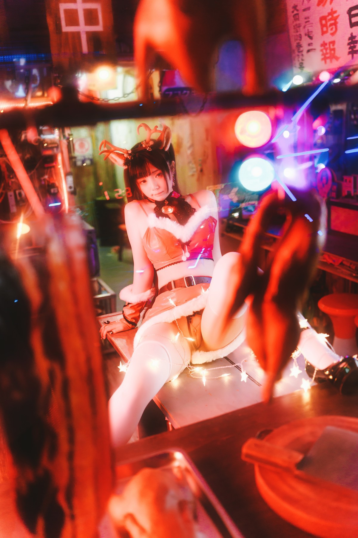 Cosplay 落落Raku Dear Deer ☆ 50