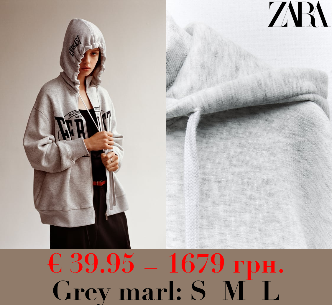 EMBROIDERED EVERLAST® X ZARA HOODIE