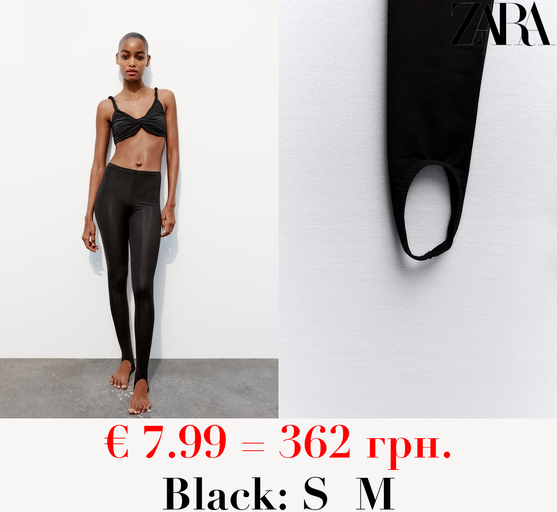 POLYAMIDE BLEND STIRRUP LEGGINGS