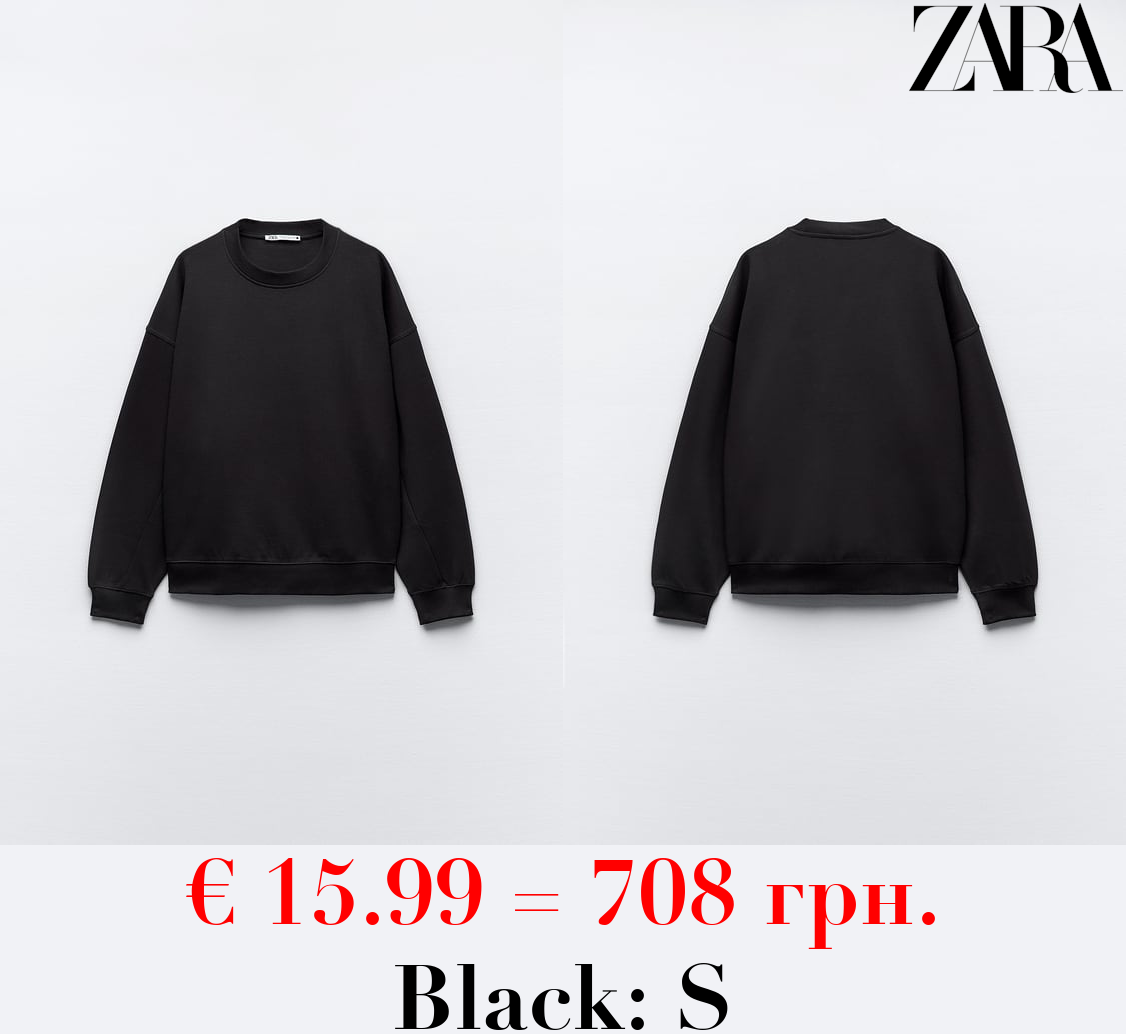 CLEAN INTERLOCK PLUSH SWEATSHIRT