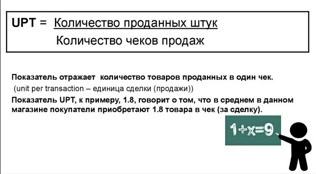 Конверсия чеков. UPT показатель. UPT формула. UPT В продажах. ЮПТ В продажах это.