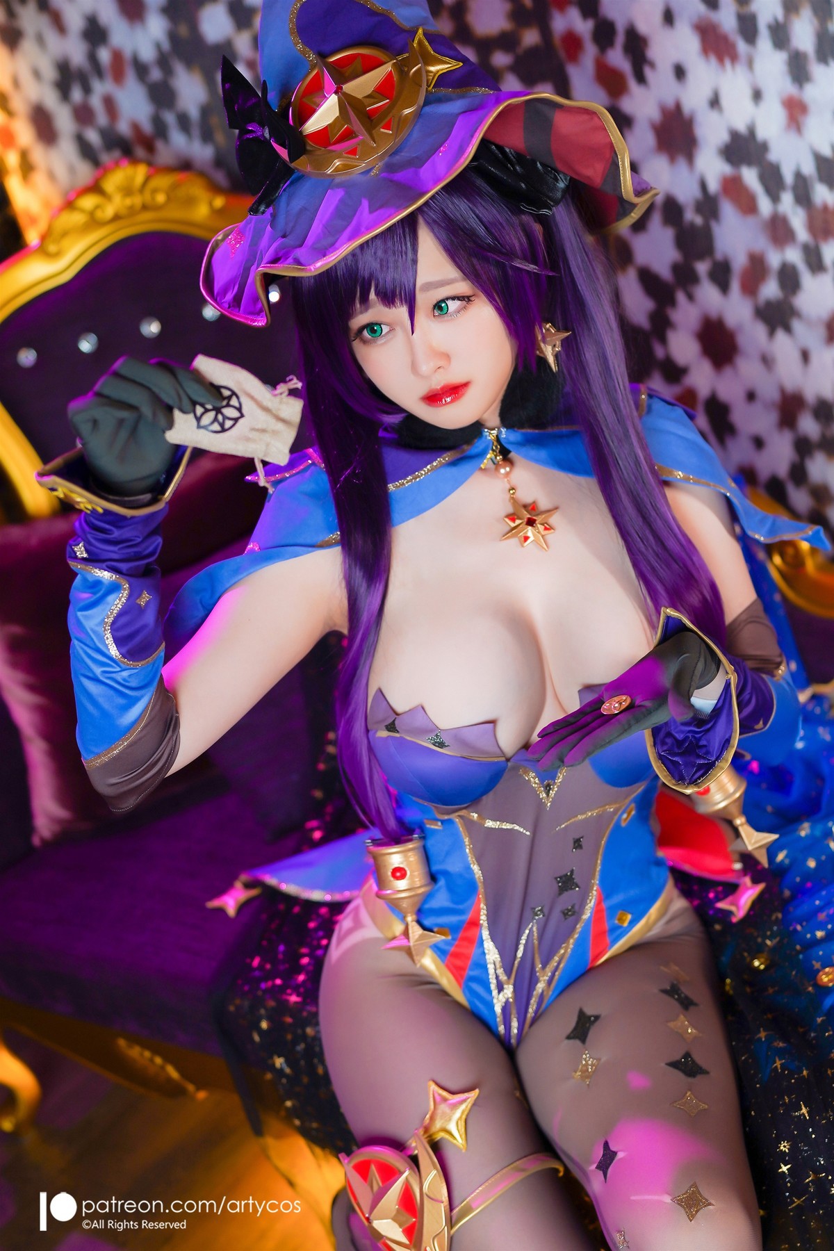 Cosplay Arty亞緹 Mona Genshin 1