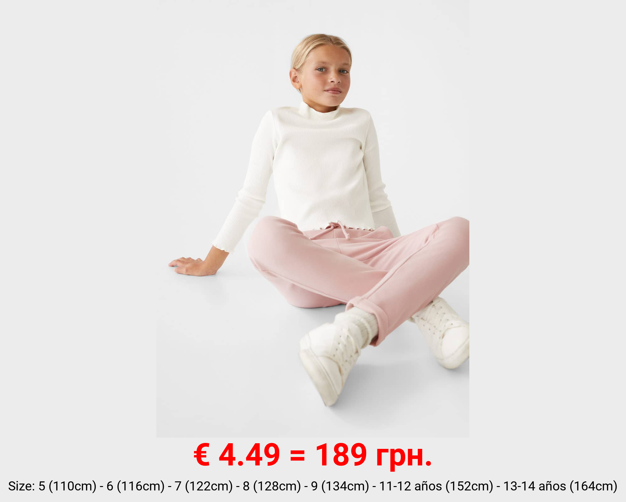 Pantalón jogger algodón