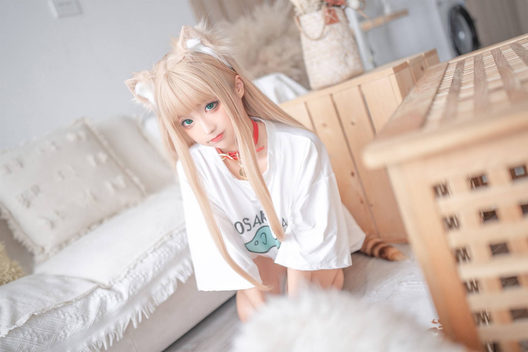 动漫博主蠢沫沫 Cosplay 黄豆粉 1