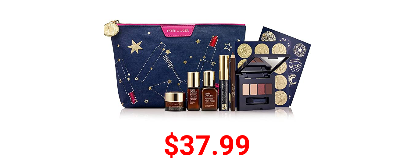 Estee Lauder 7-PC Go For Glow Gift Set including Advanced Night Repair Face Serum Intense Reset Concentrate Eye Complex