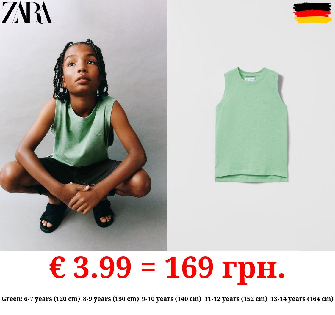 BASIC EMBROIDERED T-SHIRT