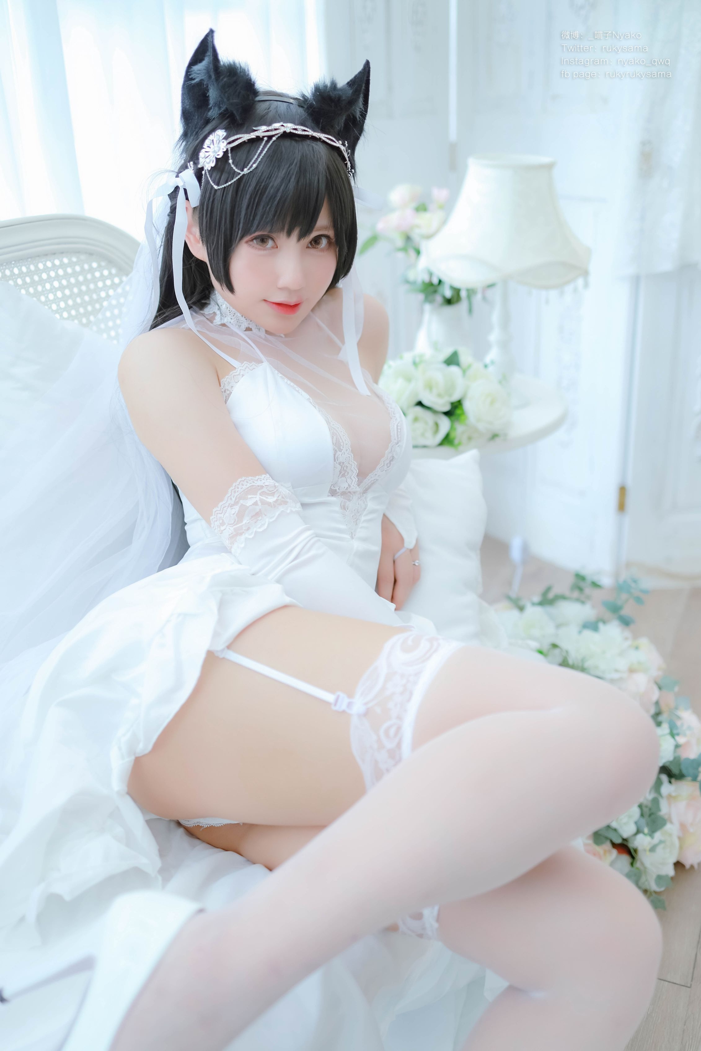 Nyako喵子 爱宕婚纱(62P177MB) 52