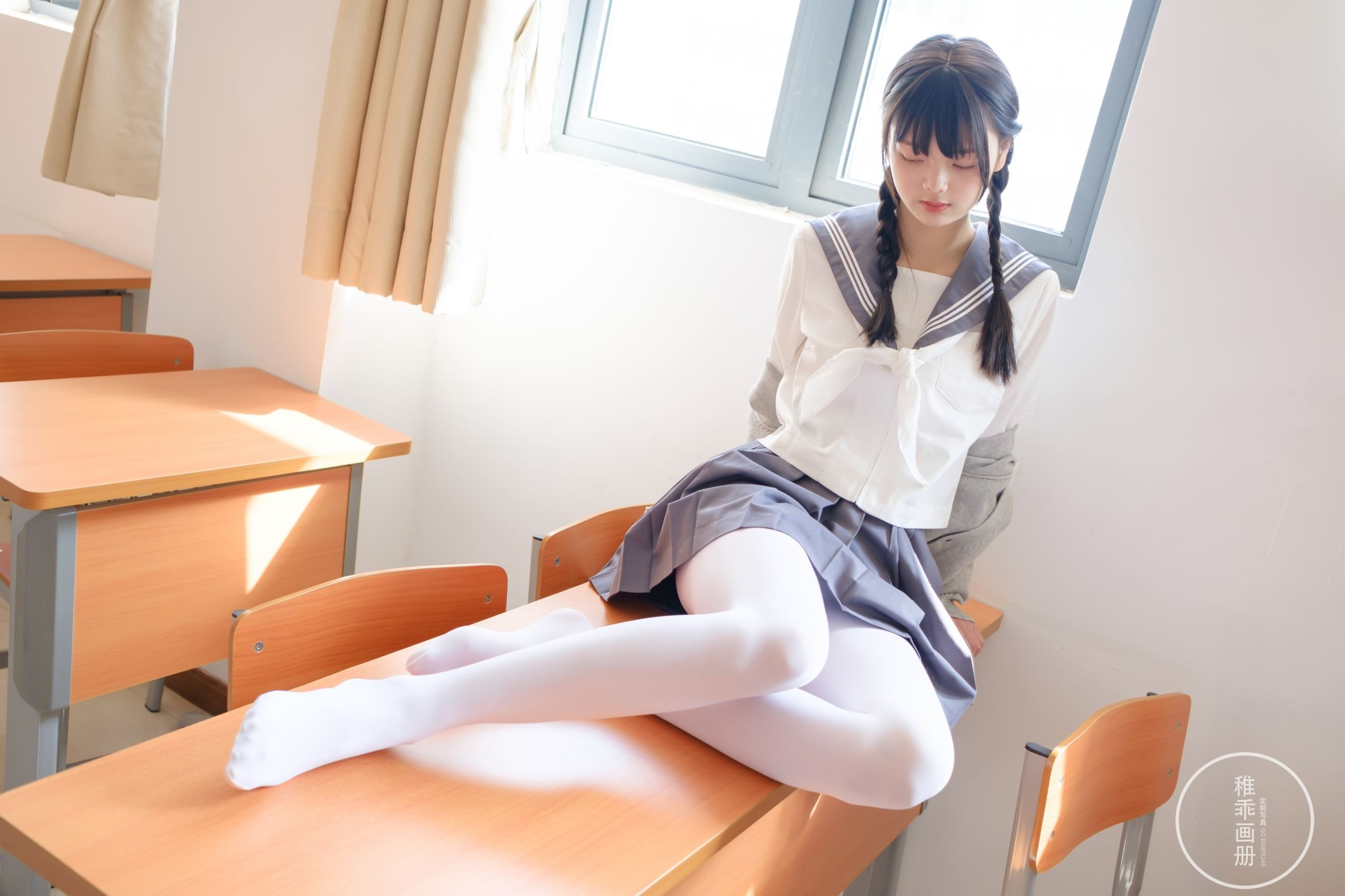稚乖画册 - NO.05 晴空03 双马尾jk [71P1V-0.99GB] 71