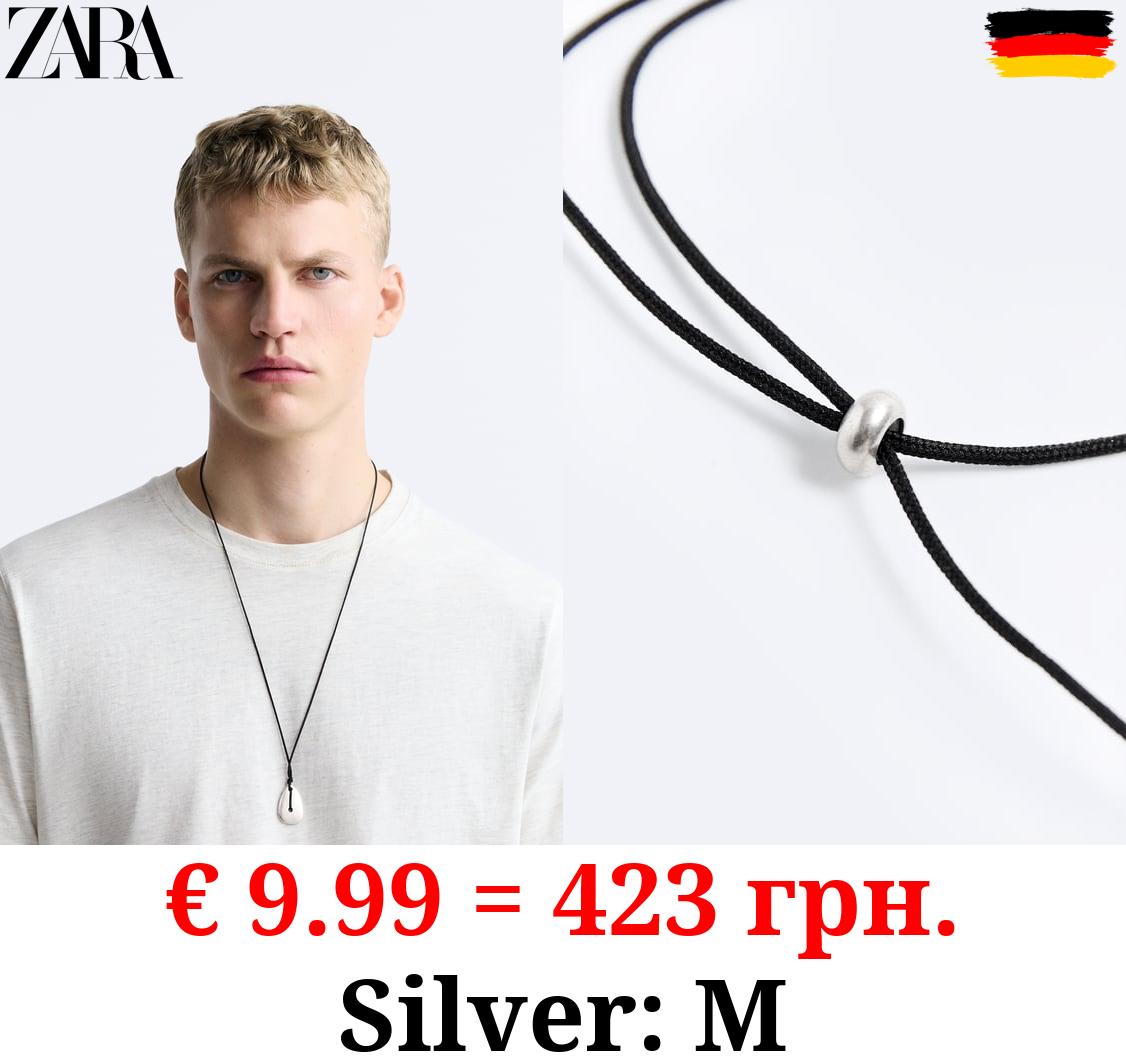 CORD NECKLACE WITH PENDANT