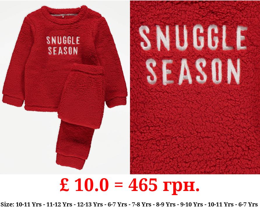 Snuggle Season Matching Kids Christmas Pyjamas