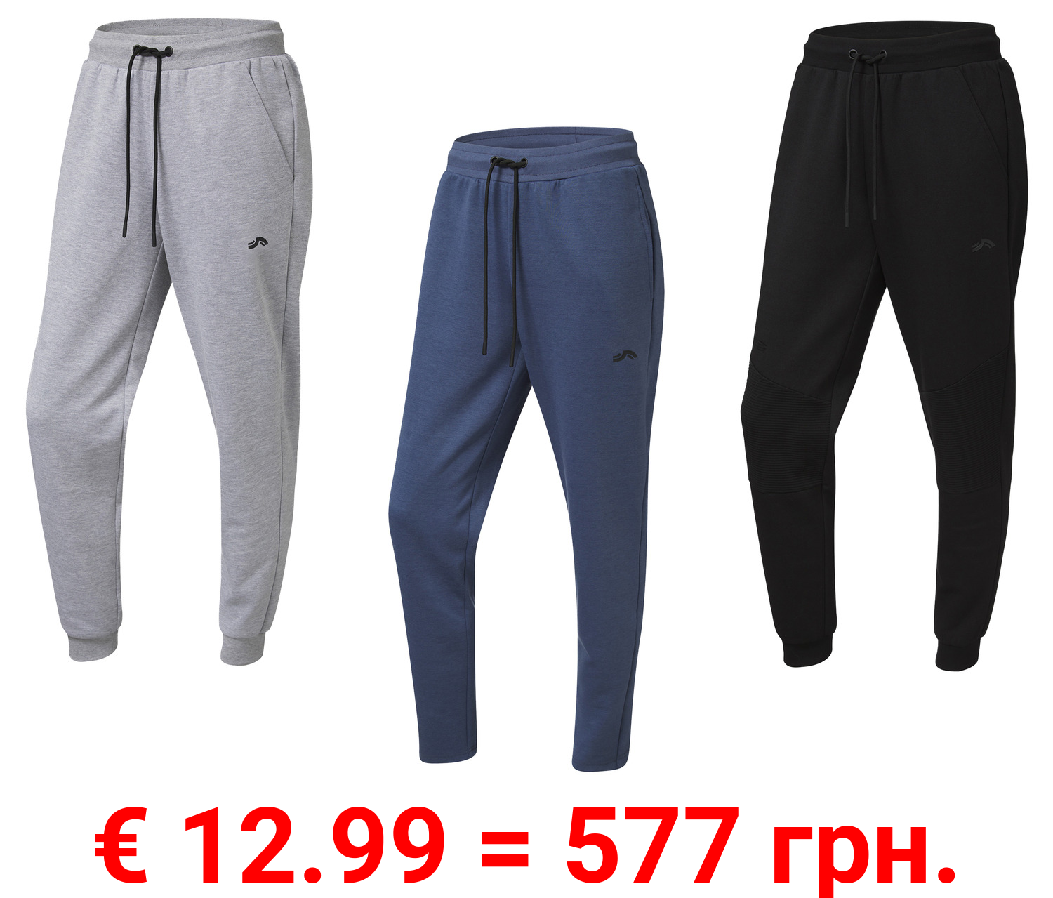 CRIVIT Herren Sweathose mit HeiQ Mint Technologie