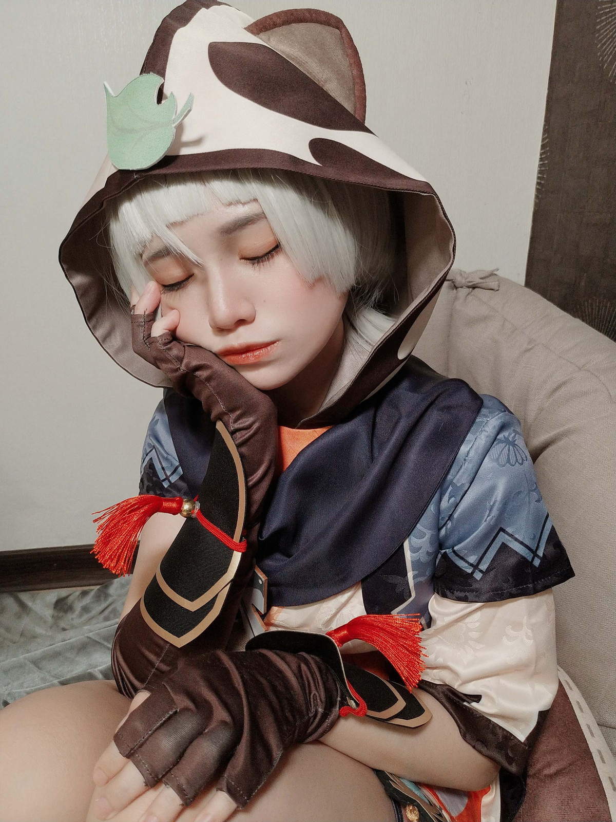 齋齋いつき Itsukichan  Cosplay 早柚 Sayu (Genshin Impact 原神) 29