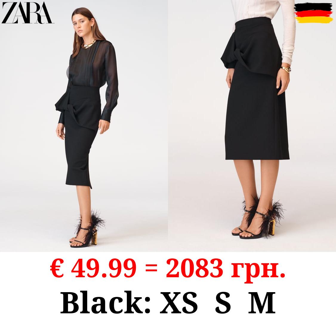 MIDI SKIRT WITH KNOT - LIMITED EDITION