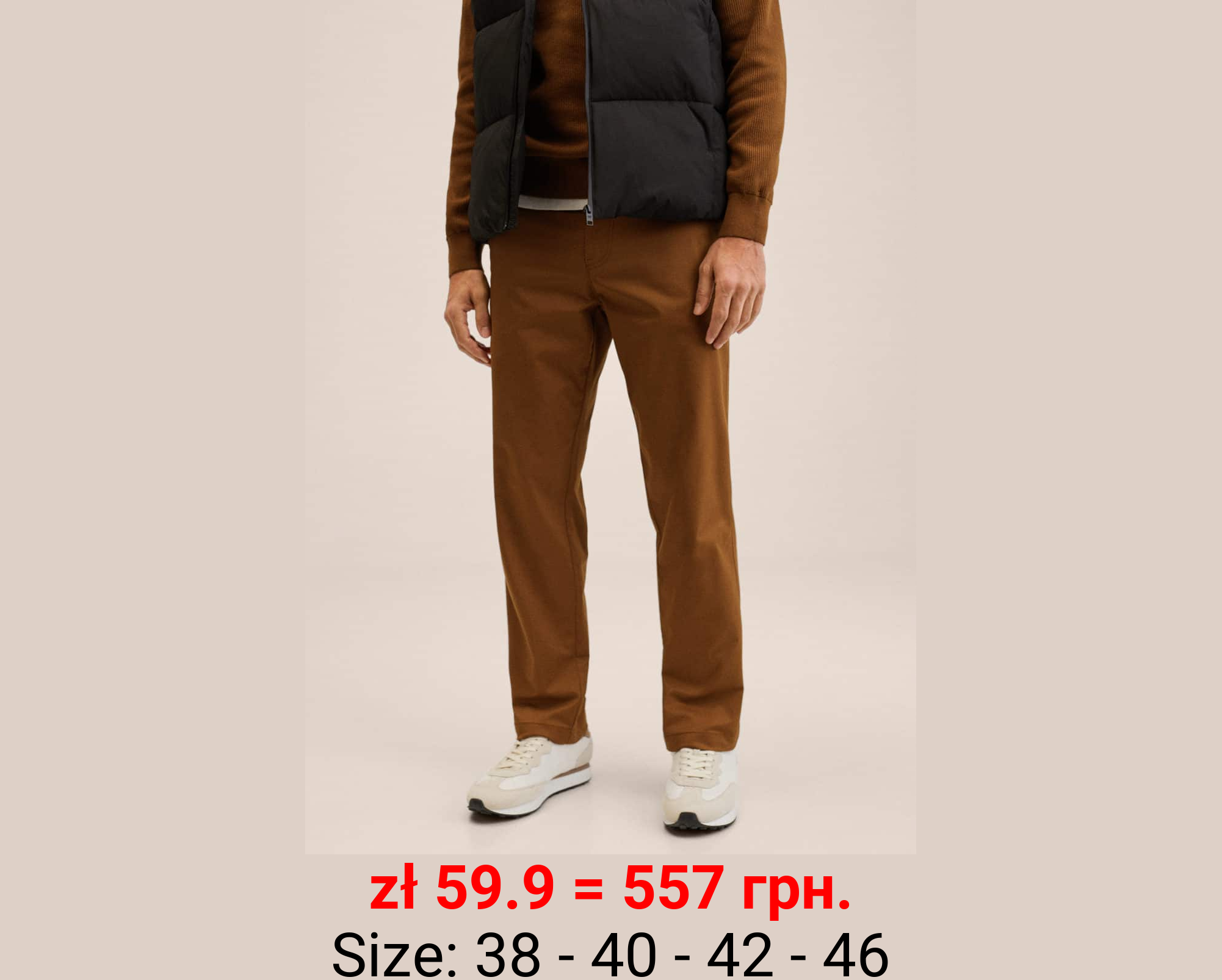 Pantalón chino algodón 