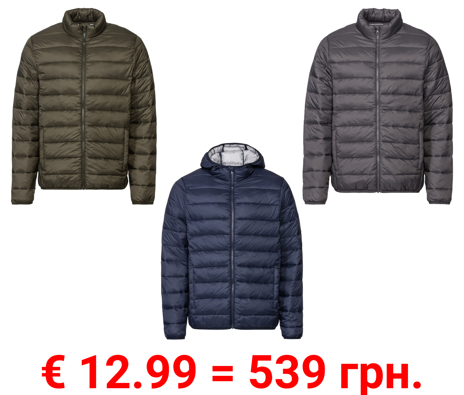 LIVERGY® Herren Steppjacke, windabweisend