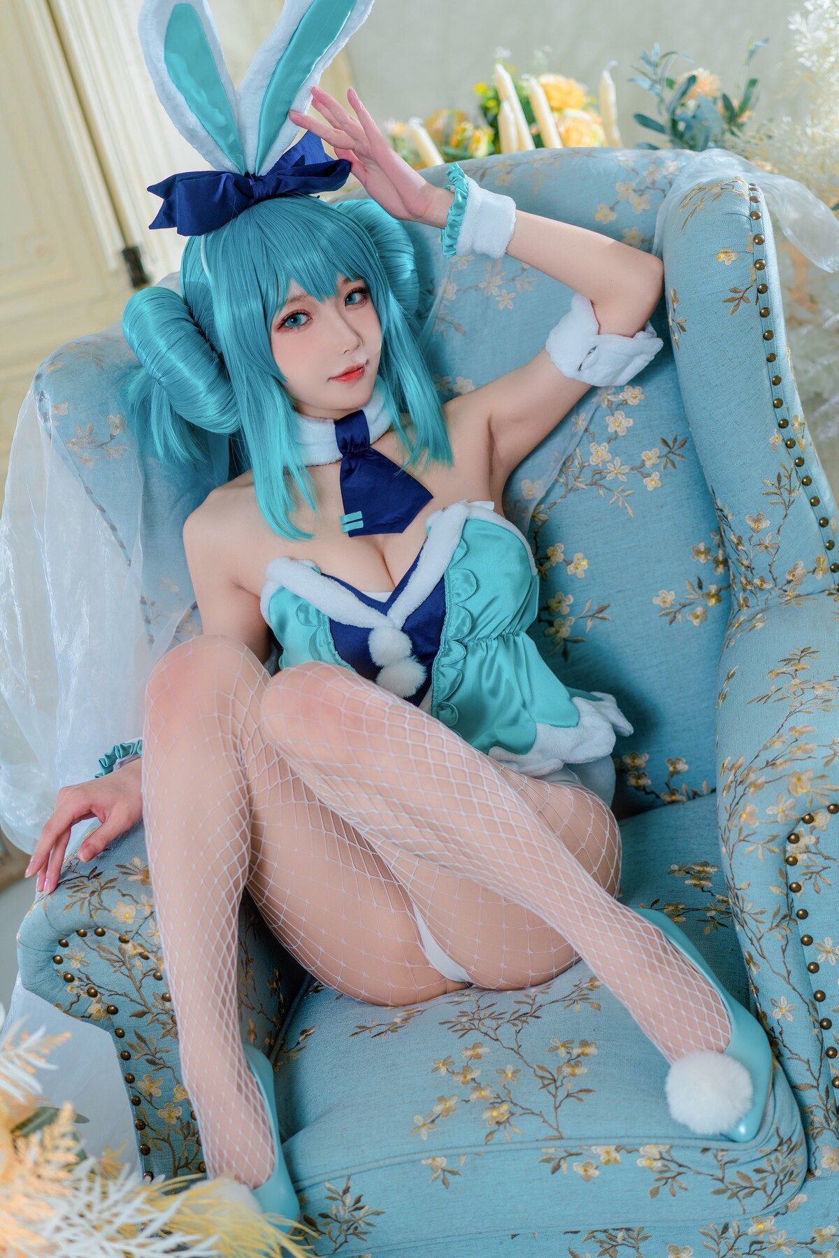 [阿包也是兔娘] 白兔 Miku 24