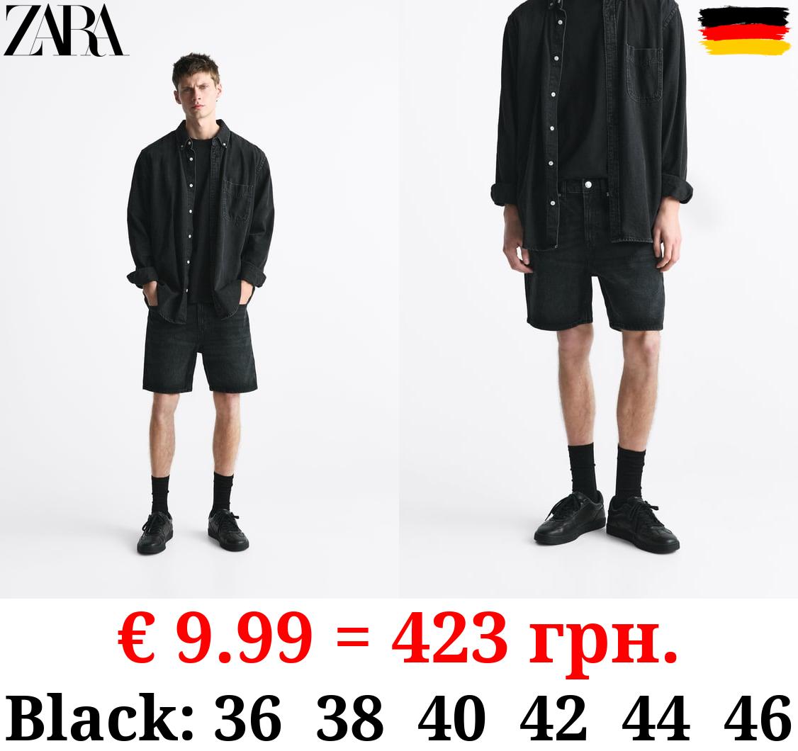 BASIC DENIM BERMUDA SHORTS