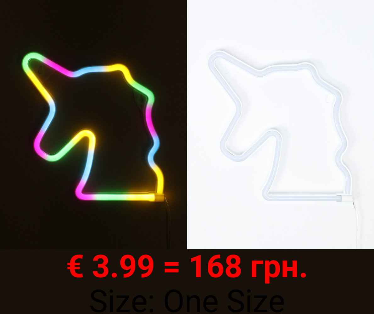 Neon LED unicorn light