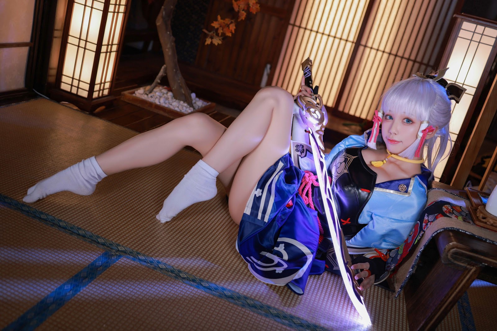 Cosplay 水淼Aqua 神里綾華 Kamisato Ayaka 29