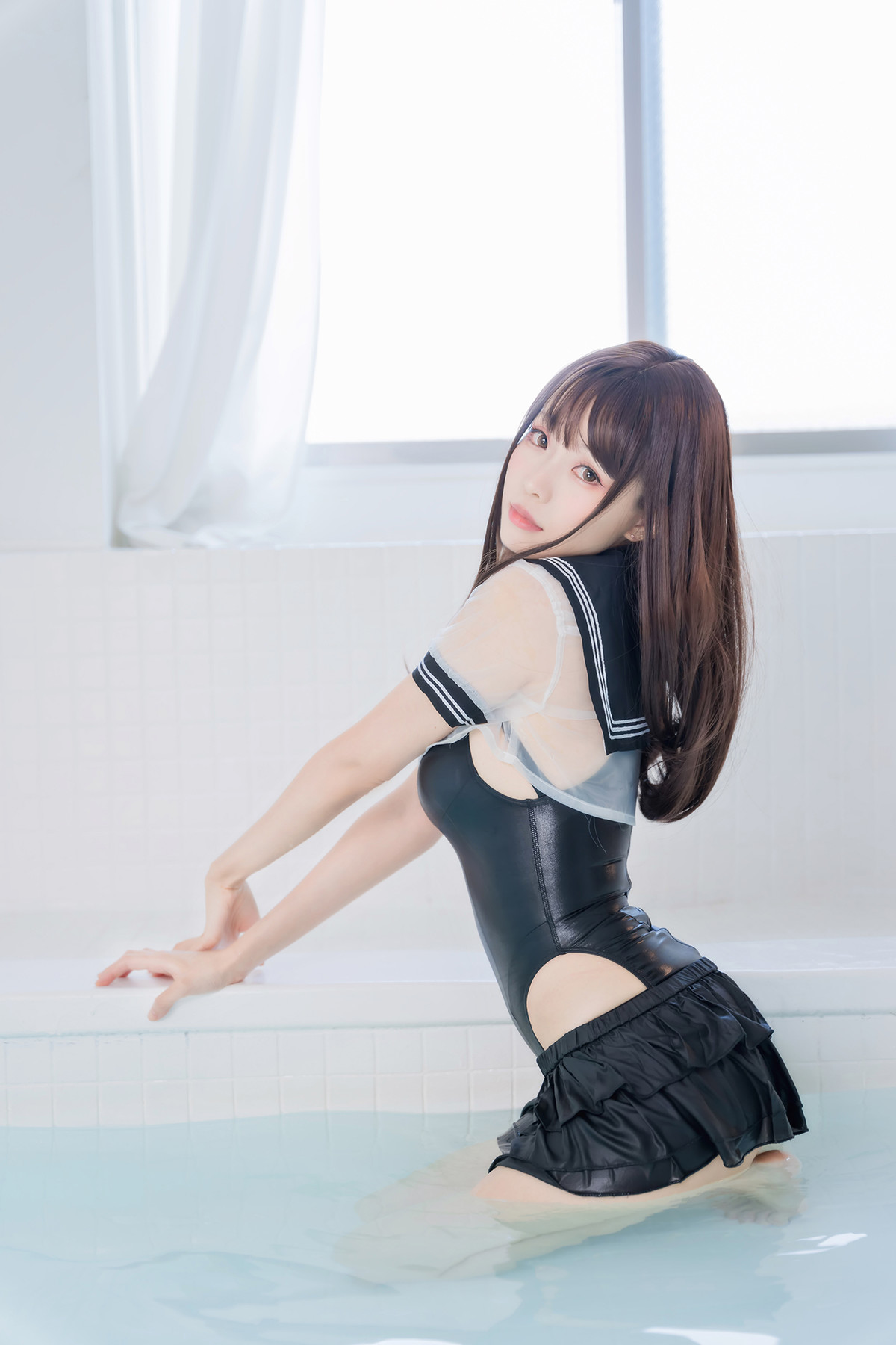 Cosplay ElyEE子 Racing Swimsuit 競泳水手服 Set.01 28