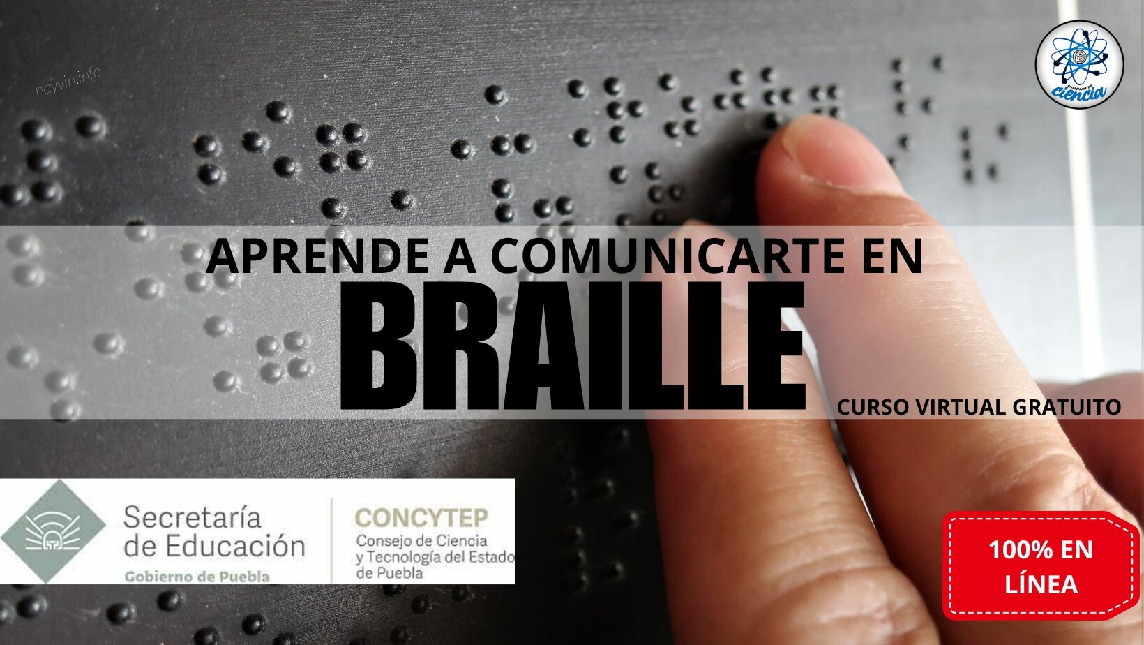 Puebla kormánya INGYENES kurzust indított, hogy megtanuljon Braille-írással olvasni és írni
