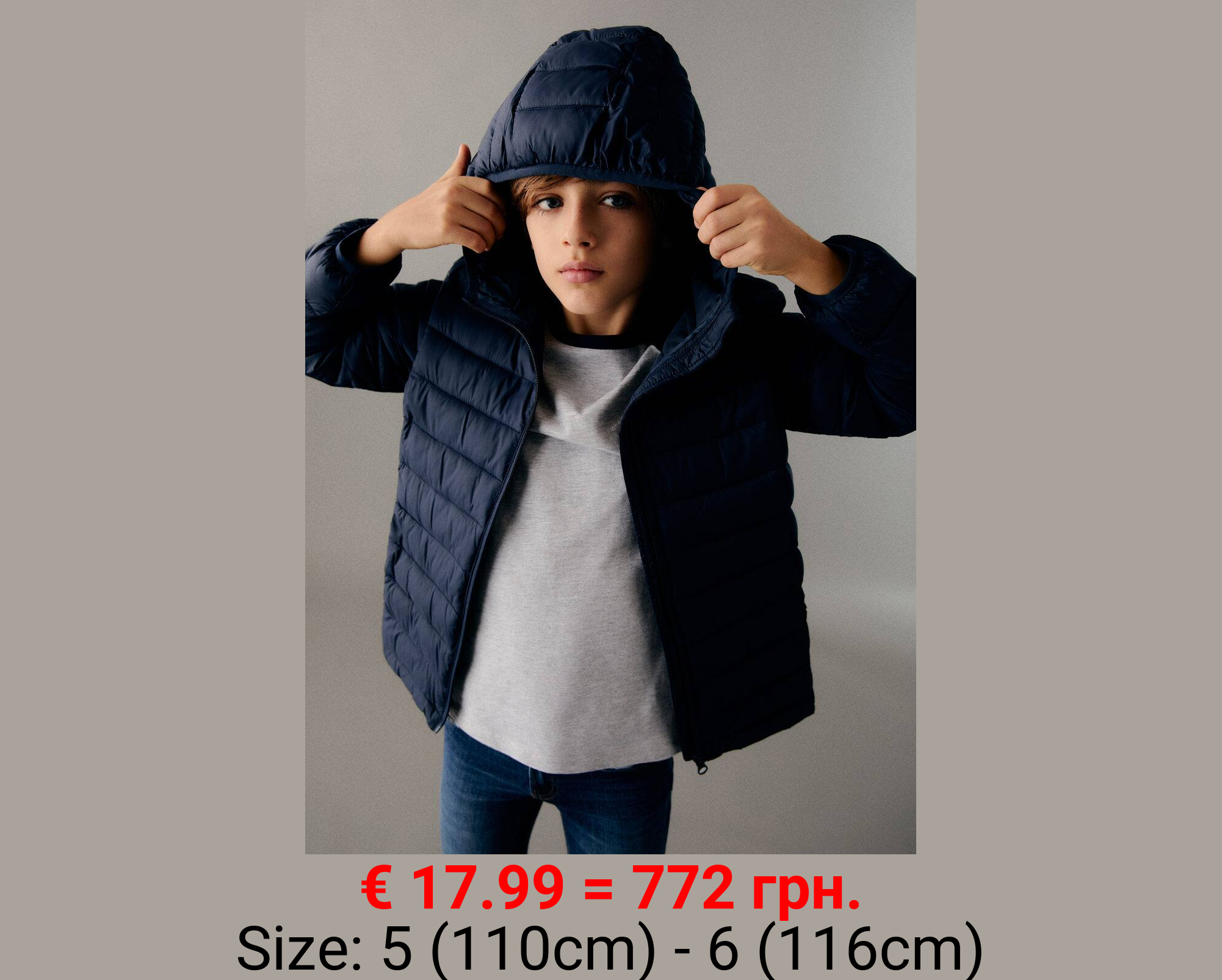 Anorak acolchado cremallera