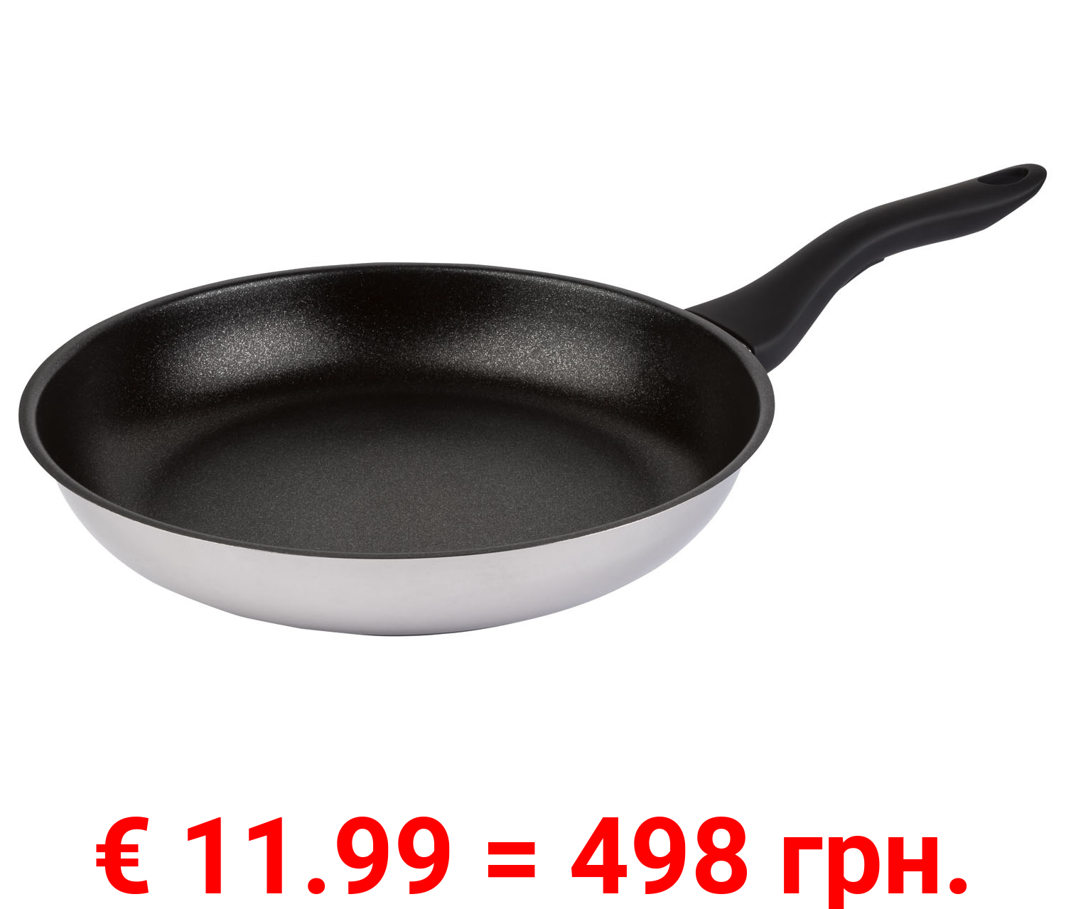 ERNESTO® Pfanne Edelstahl, Ø 28 cm
