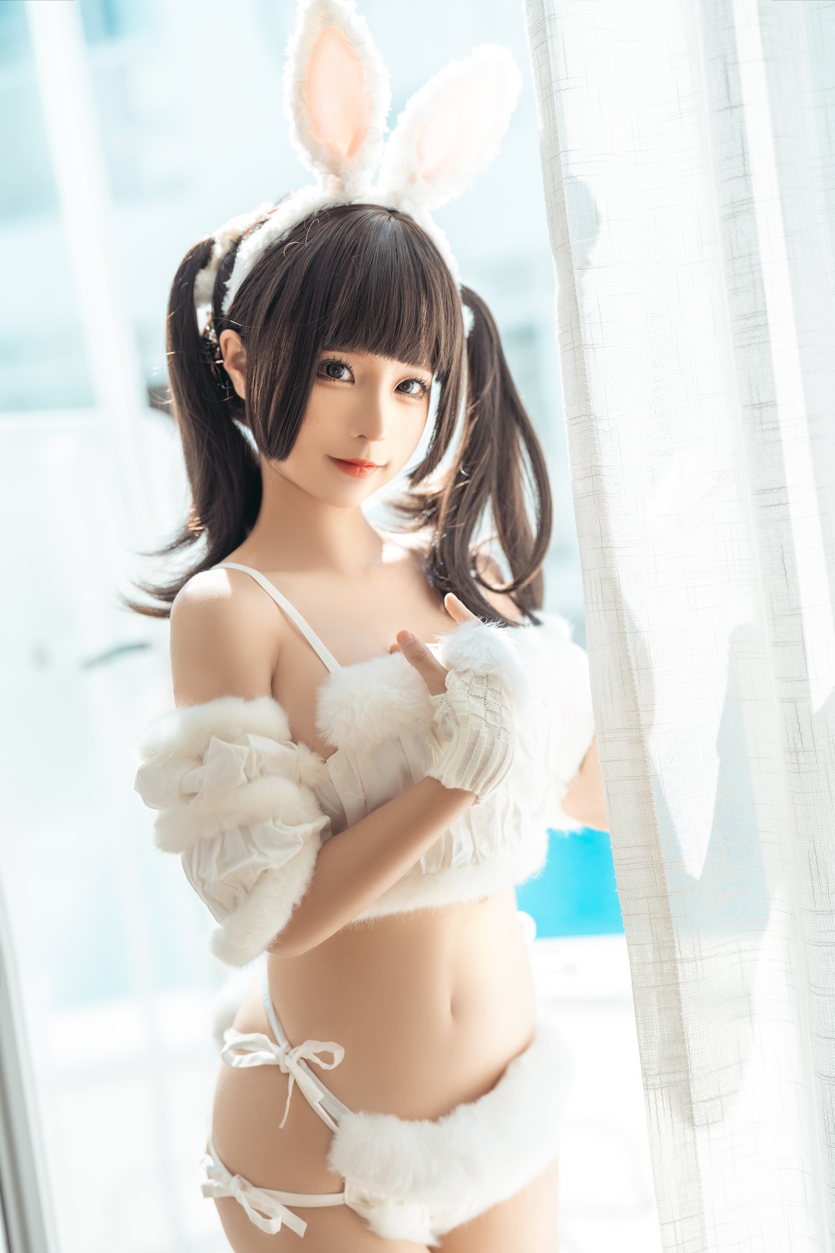 Cosplay 蠢沫沫 Chunmomo 绵绵兔 Mian Mian Rabbit 7