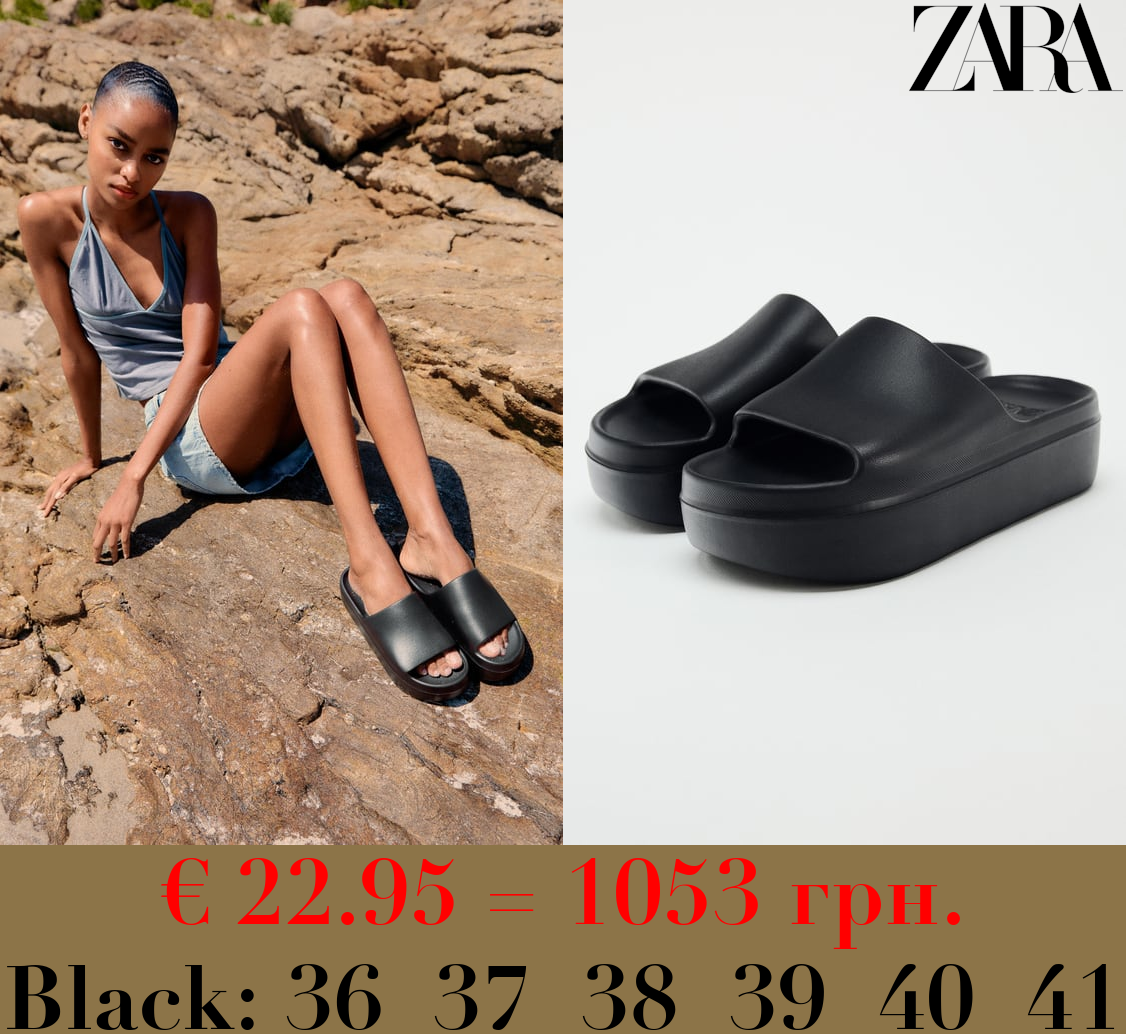 FLATFORM SPORTY SANDALS