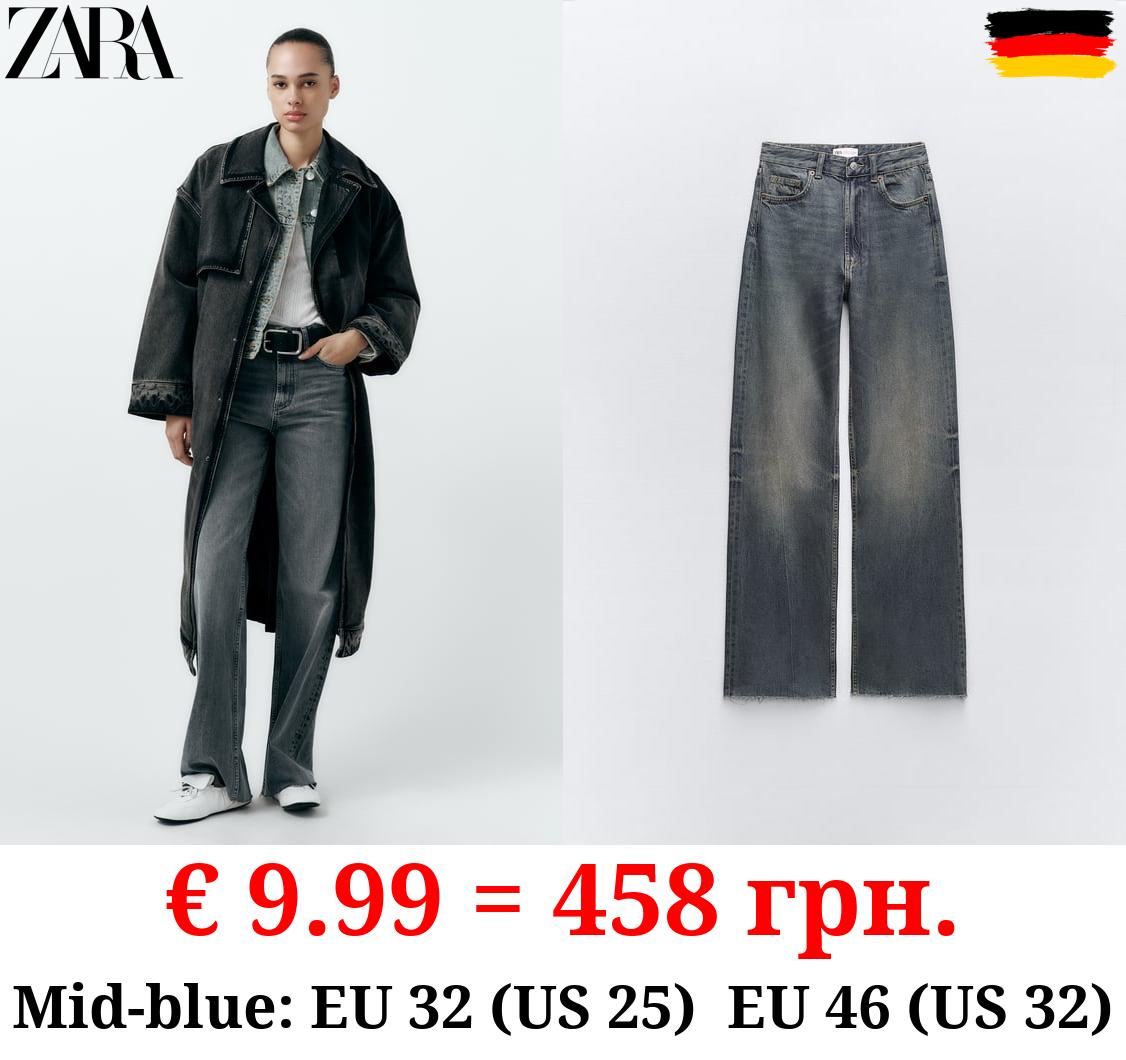 TRF HIGH-RISE WIDE-LEG JEANS