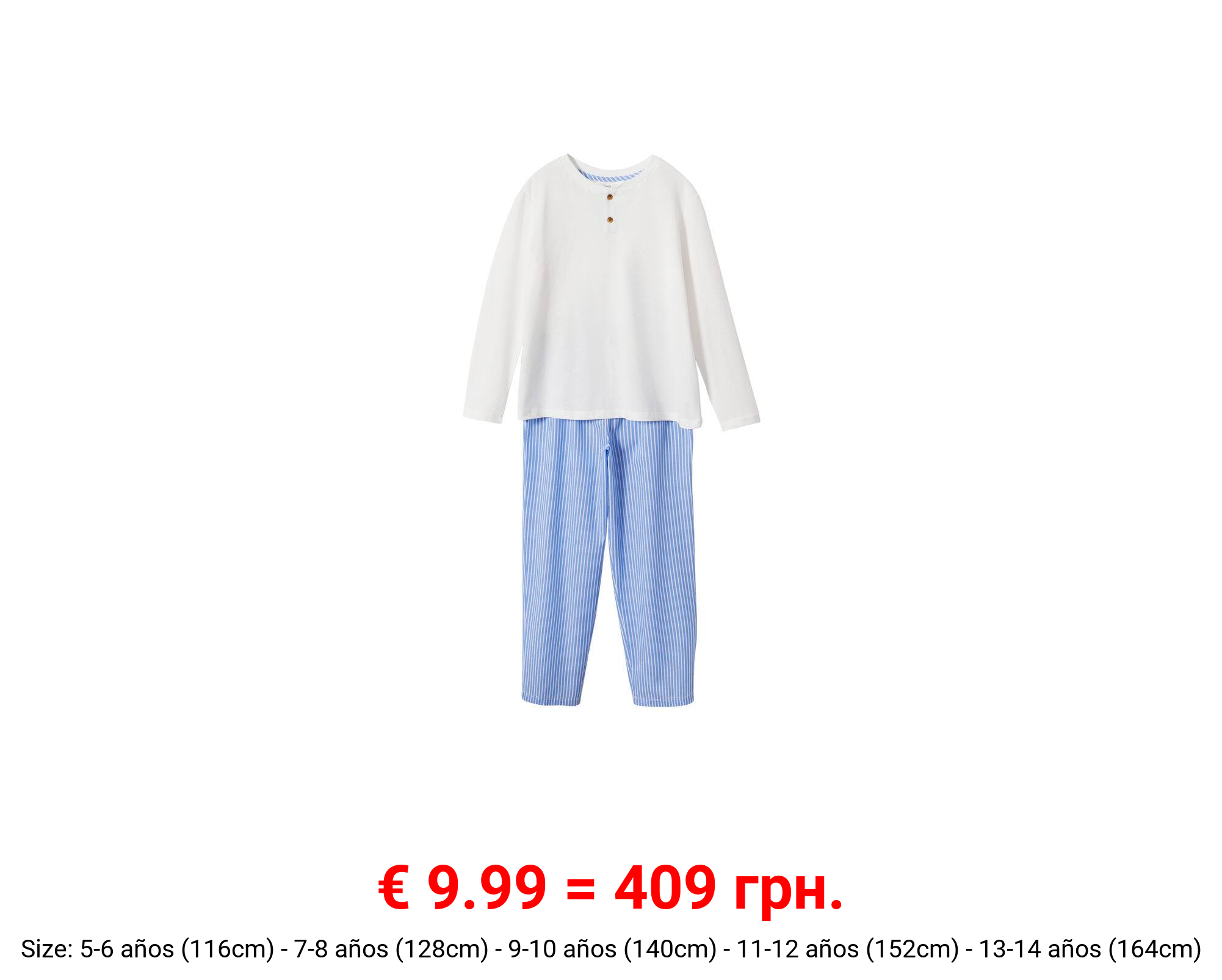 Pijama largo algodón