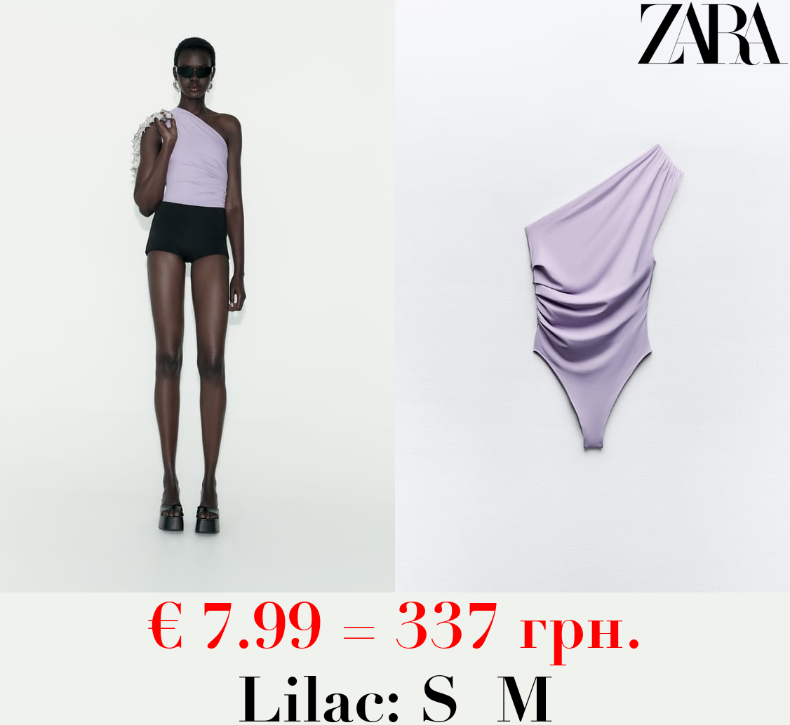 ASYMMETRIC SHAPE BODYSUIT