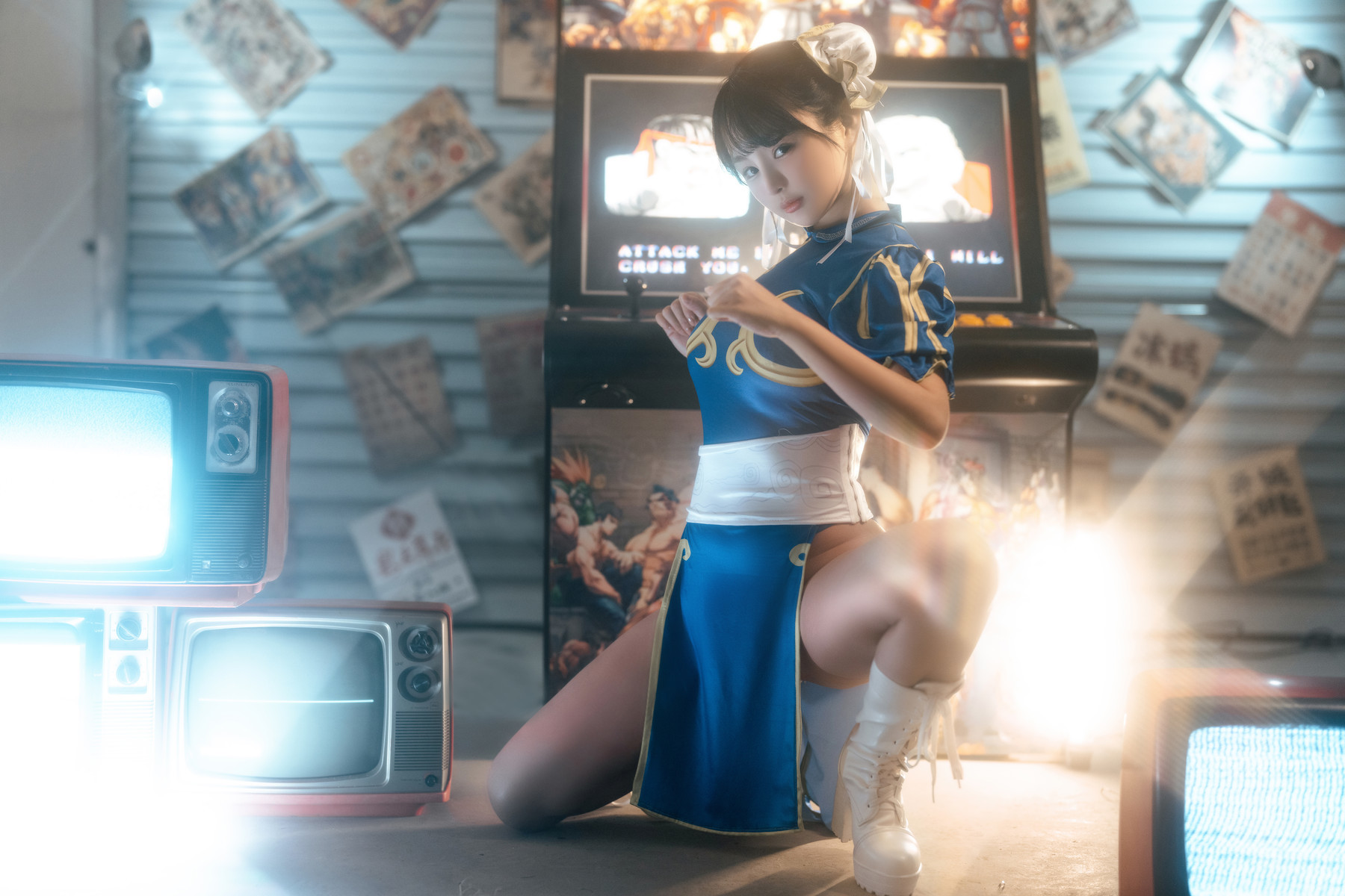 Cosplay 桜井宁宁 电玩春丽 Set.01 12
