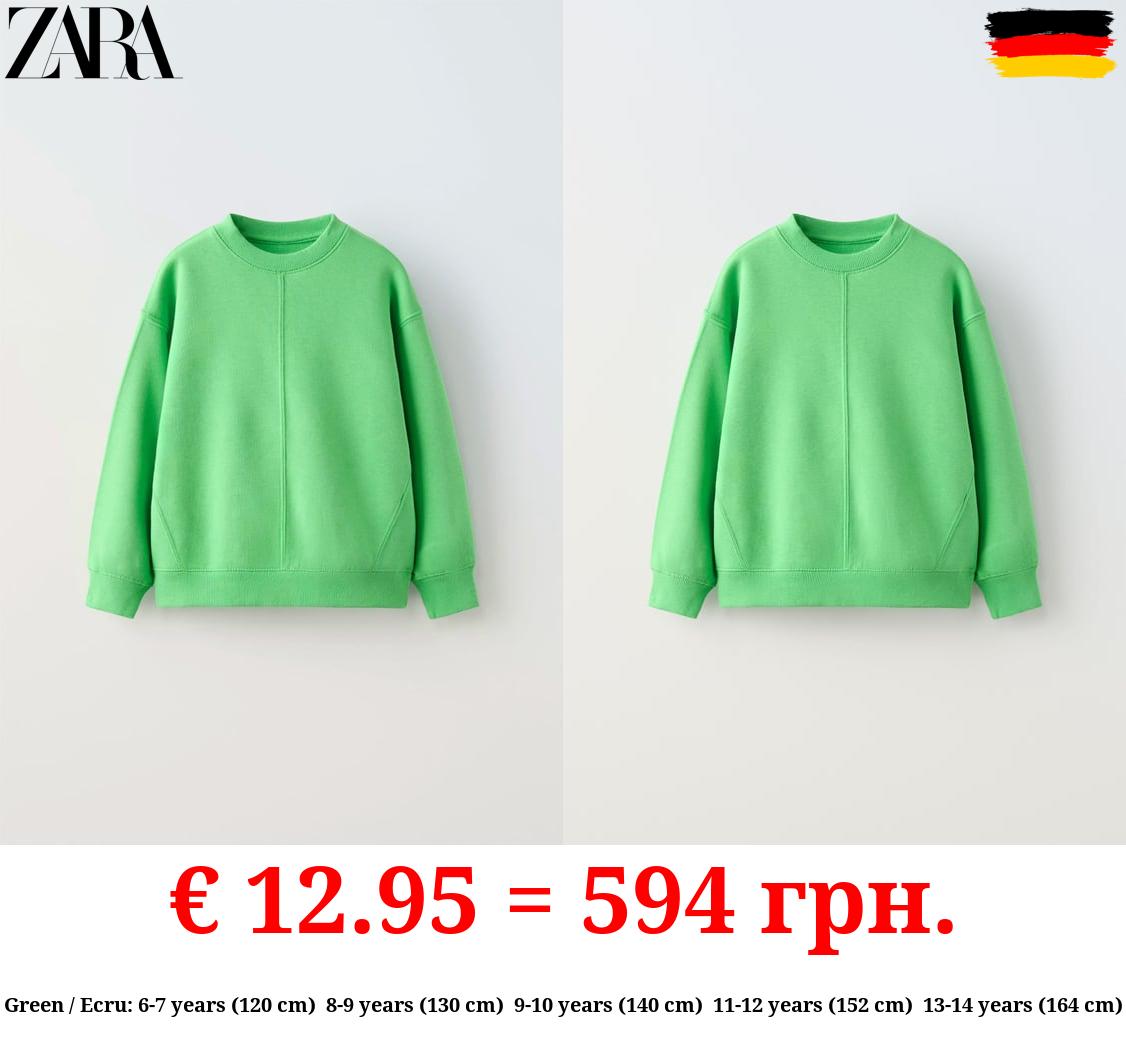 BASIC PLUSH SWEATSHIRT