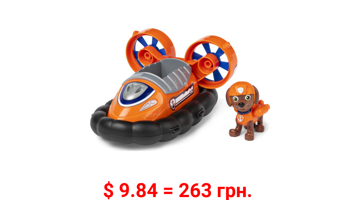 PAW Patrol, Zuma’s Hovercraft Vehicle with Collectible Figure, for Kids Aged 3 and Up