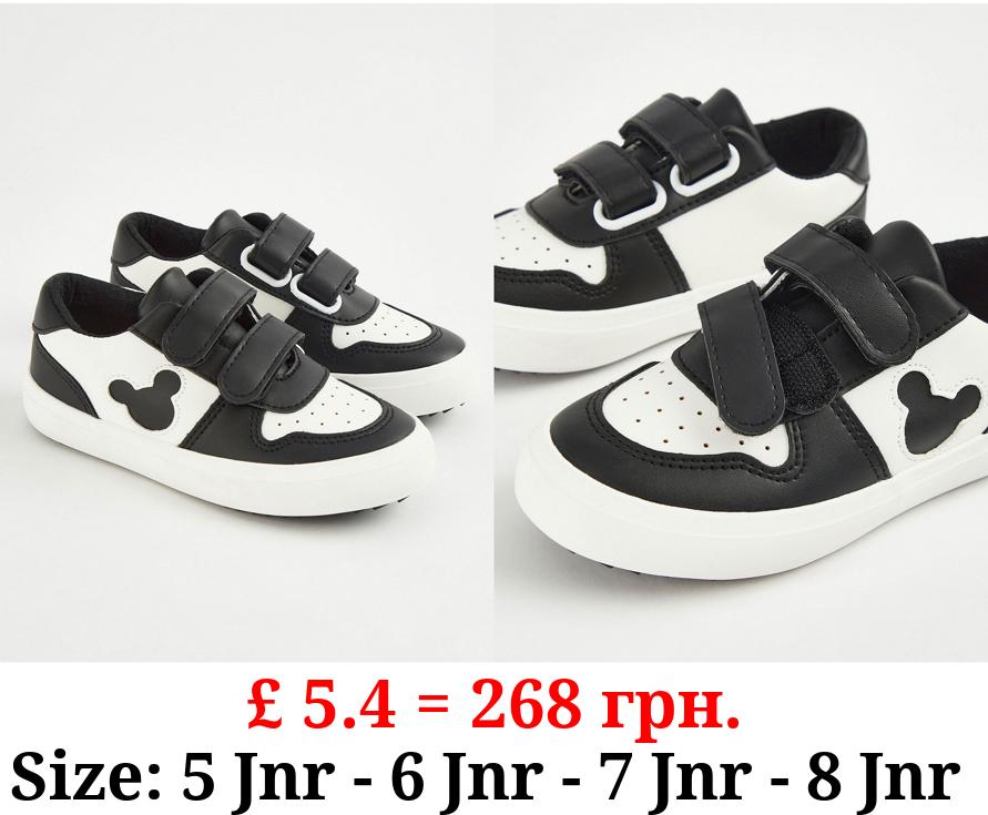 Disney 100 Mickey Mouse Double Strap Trainers