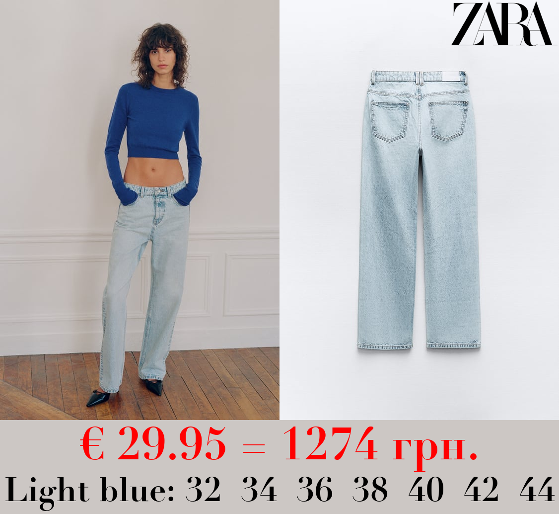 Z1975 STRAIGHT-FIT HIGH-WAIST FULL LENGTH JEANS