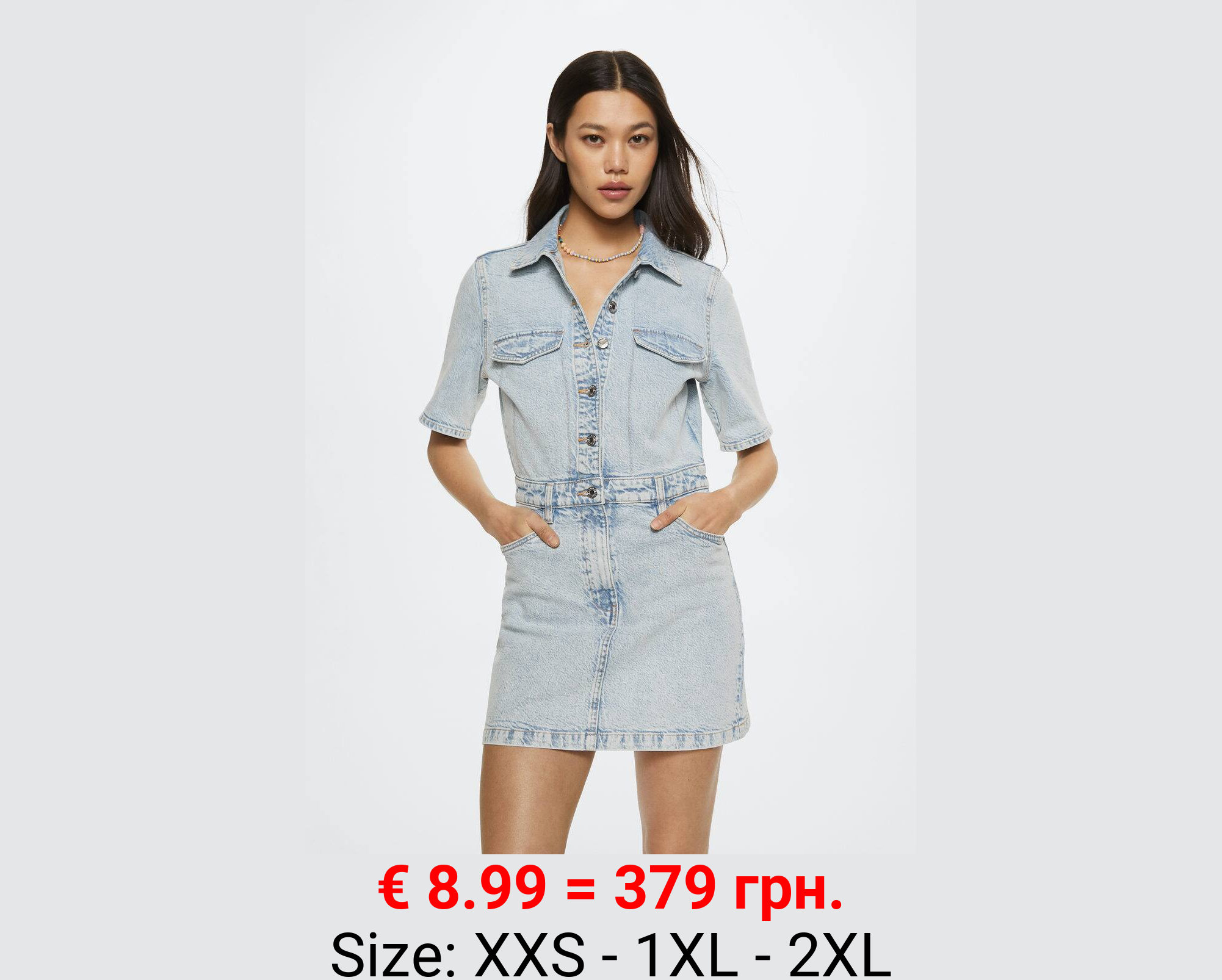 Vestido camisero vaquero